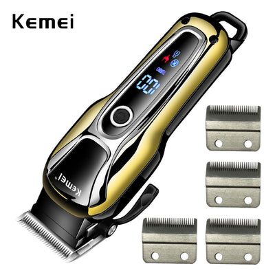 100-240V kemei rechargeable hair clipper