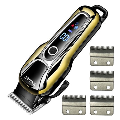 100-240V kemei rechargeable hair clipper